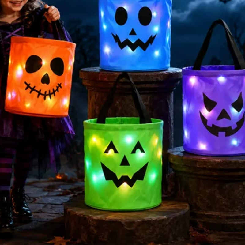 LED-ljus upp Halloween-godishink