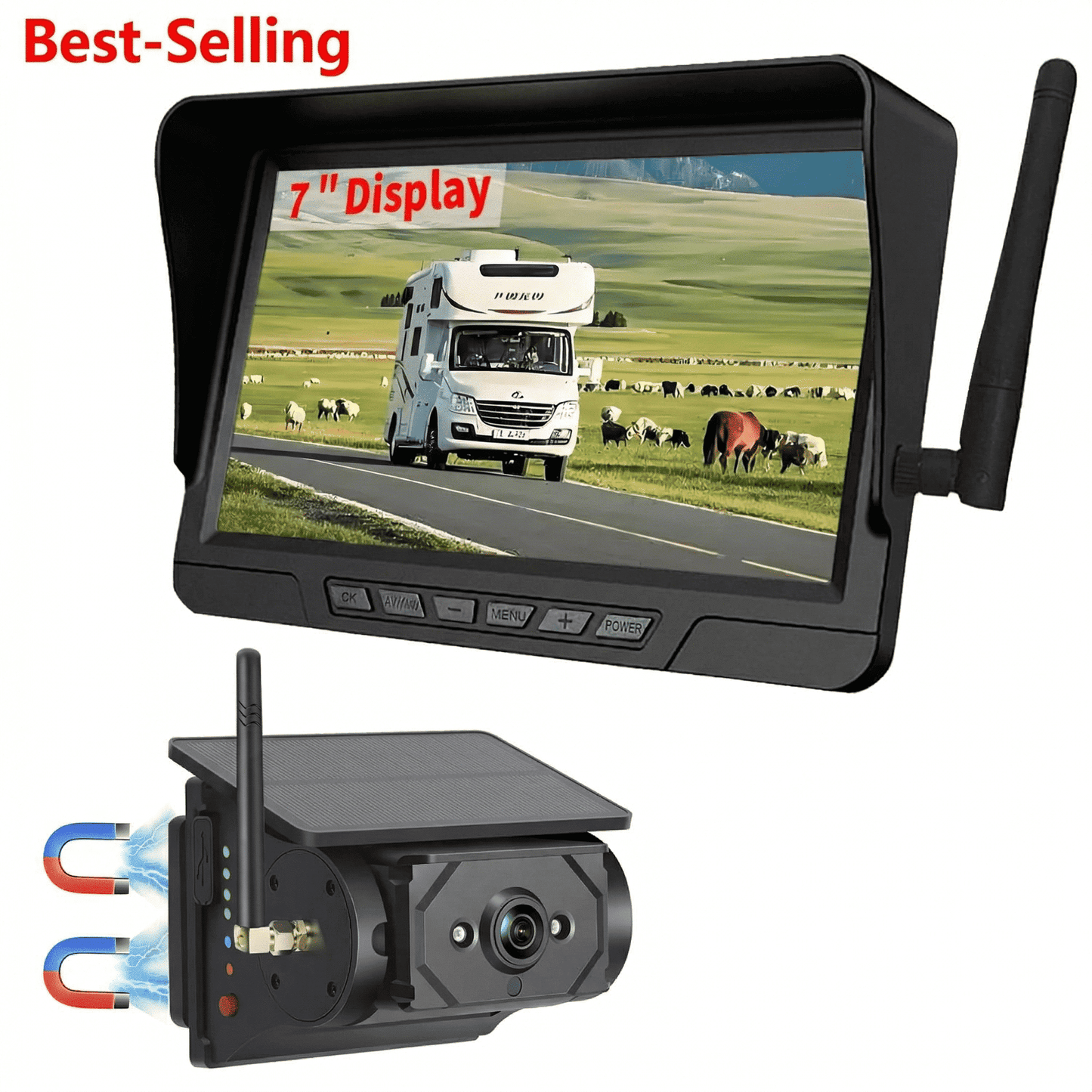 🔥🎁NYHET 50% RABATT🔥Trådlöst backkamerasystem i 1080p HD
