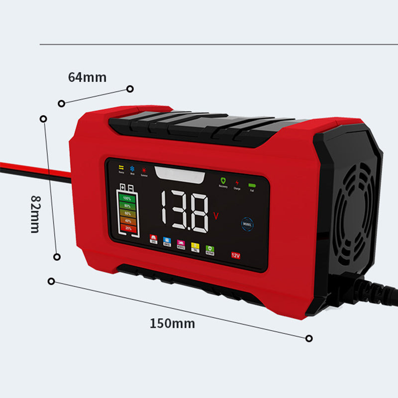 📢📢50% RABATT NU!! ⏰12V 6A Smart Billaddare med LCD-display