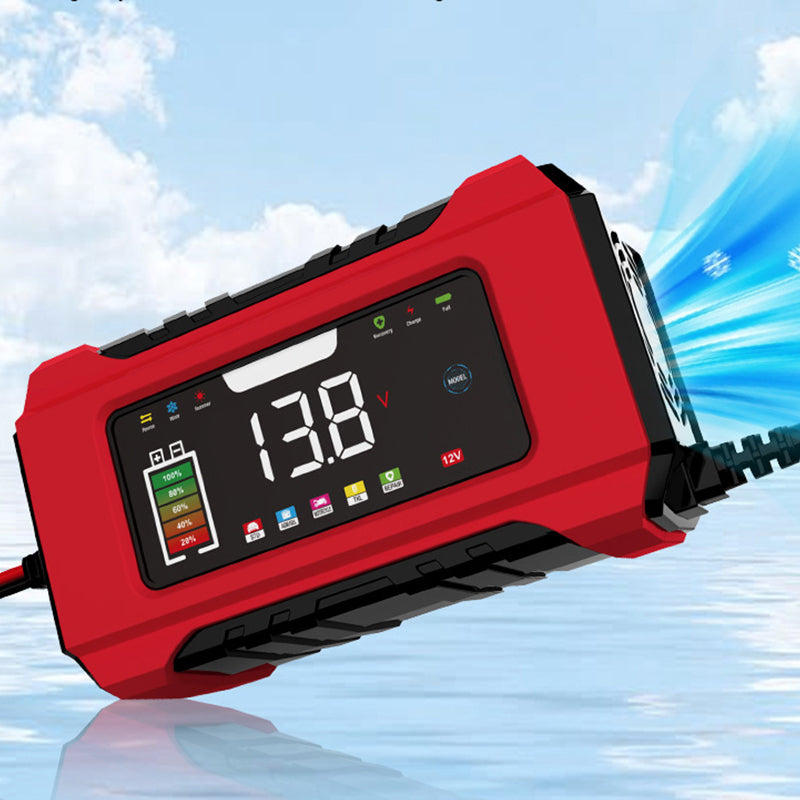 📢📢50% RABATT NU!! ⏰12V 6A Smart Billaddare med LCD-display