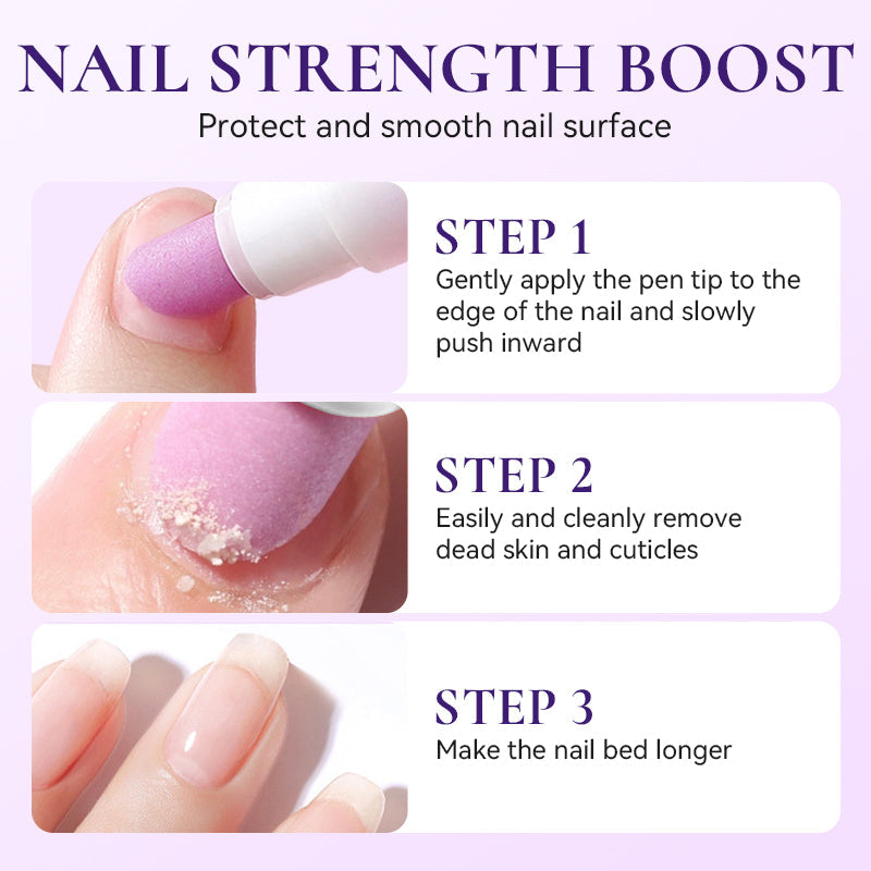 ✨ 3-i-1 keramisk nagelbandspenna – exfolierar, vårdar & återfuktar
