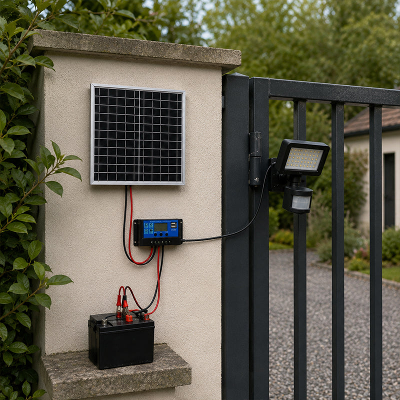 Bärbart vattentätt solpanelkit