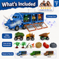 Interaktiv dinosaurietransportlastbil – detalj