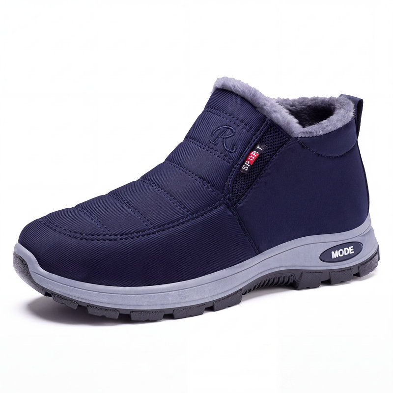 Varma slip-on vinterstövlar för herr