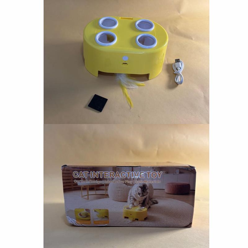 🐱 Nyhet! 50 % rabatt 🥳 Interaktiv kattleksak med poppande bollar – 3 leklägen, aktiv lek och mental stimulans inomhus