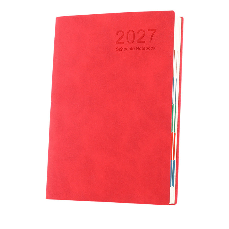 Minimalistisk daglig planeringsbok 2027 – A5