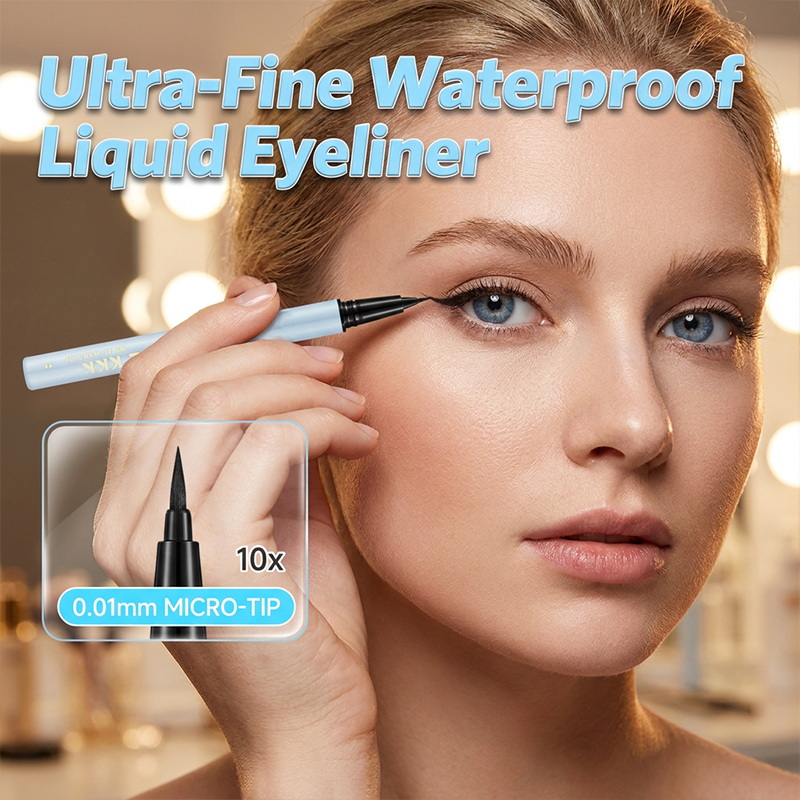 👁️ 50% RABATT NU! ✍️ Waterproof Fine Eyeliner Pen – 0.01mm tip, smudge-proof & nybörjarvänlig – perfekt för precision och långvarig ögonmakeup 🖤✨