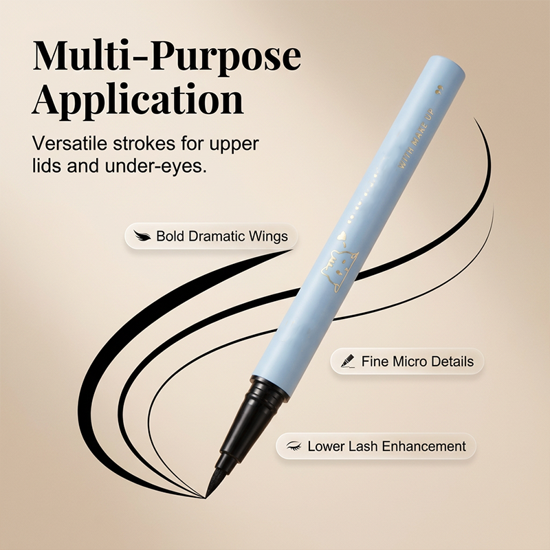 👁️ 50% RABATT NU! ✍️ Waterproof Fine Eyeliner Pen – 0.01mm tip, smudge-proof & nybörjarvänlig – perfekt för precision och långvarig ögonmakeup 🖤✨