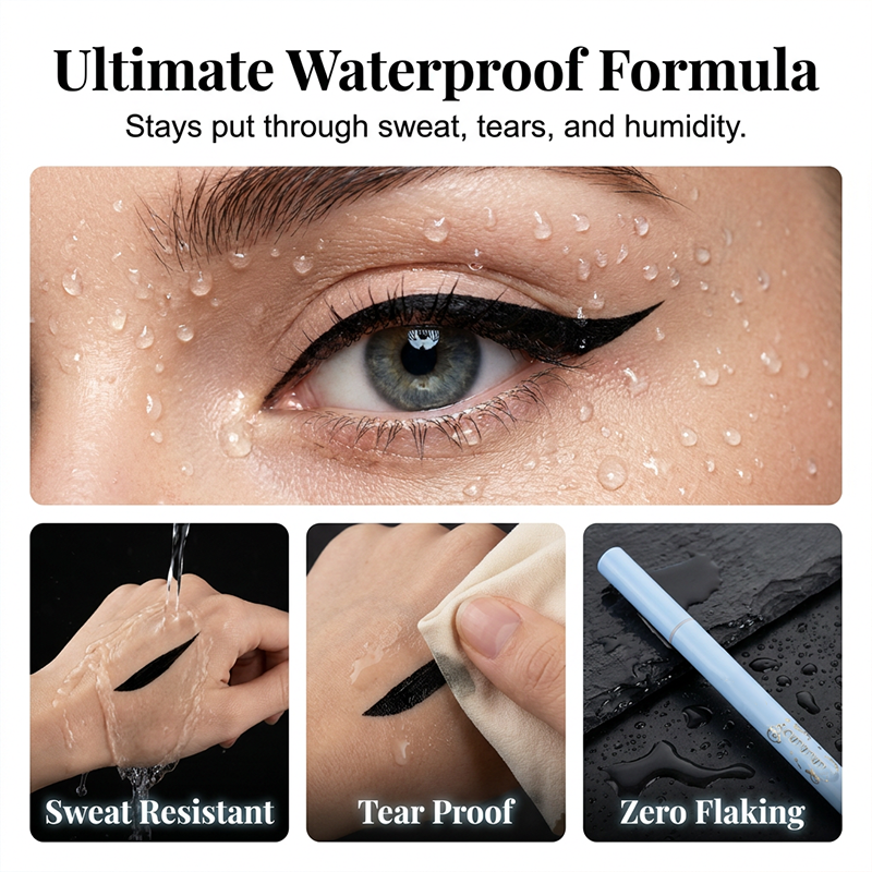 👁️ 50% RABATT NU! ✍️ Waterproof Fine Eyeliner Pen – 0.01mm tip, smudge-proof & nybörjarvänlig – perfekt för precision och långvarig ögonmakeup 🖤✨