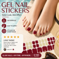 Halvhärdade gelnagelstickers för tånaglar – 32 delar