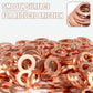 🟤 50 % RABATT NU! 🔩 Kopparbrickor – 100/200 st, 7/9 storlekar & förvaringsfack – perfekt för mekaniska och elektriska ändamål 🛠️