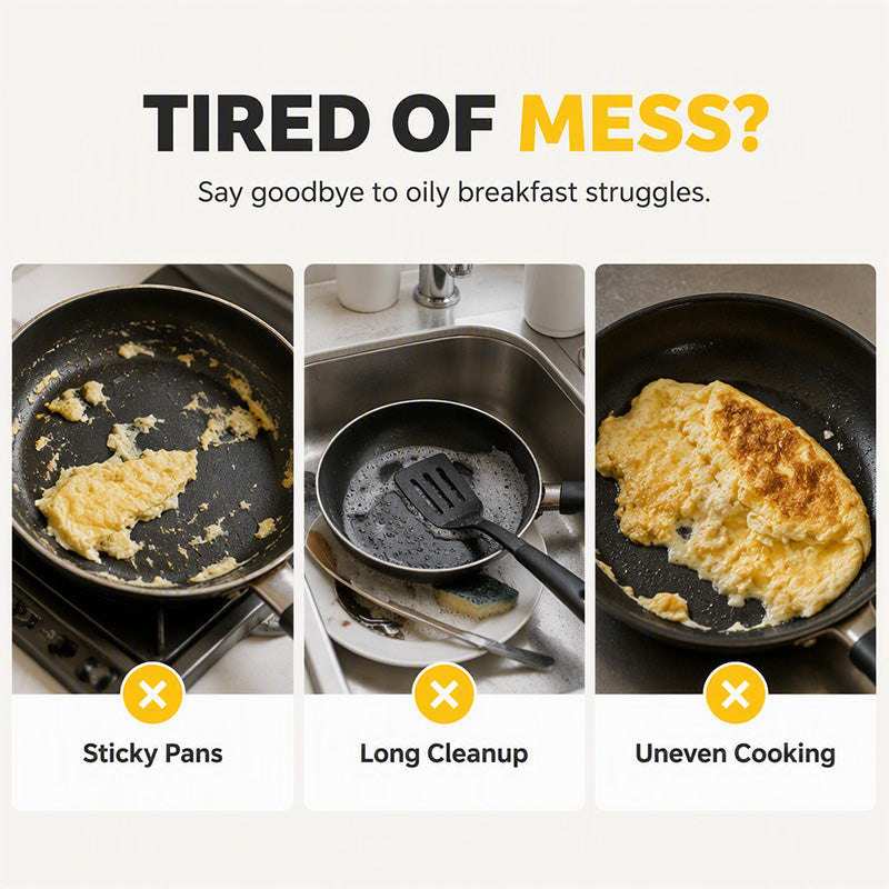 🍳 2-i-1 omelett- & äggkokare för mikrovågsugn