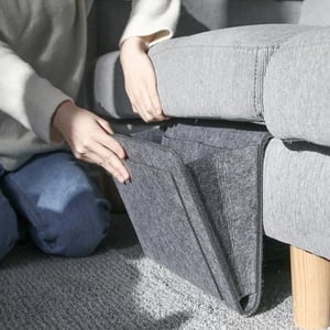 🛏️ Hängande sängförvaring med flera fickor | Filtorganisatör