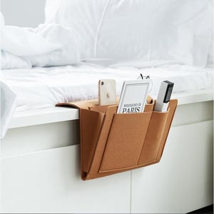 🛏️ Hängande sängförvaring med flera fickor | Filtorganisatör