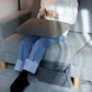 🛏️ Hängande sängförvaring med flera fickor | Filtorganisatör