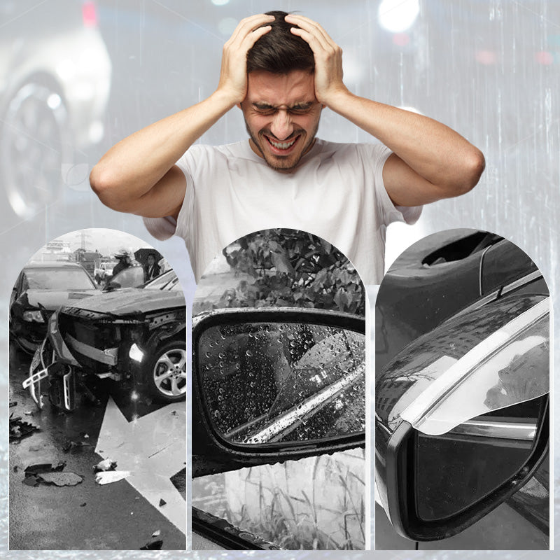 🚗 2-pack regnskydd för bilens sidospeglar