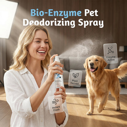🐾 Bioenzymbaserad deodorantspray för husdjursområden | Fräschare hem