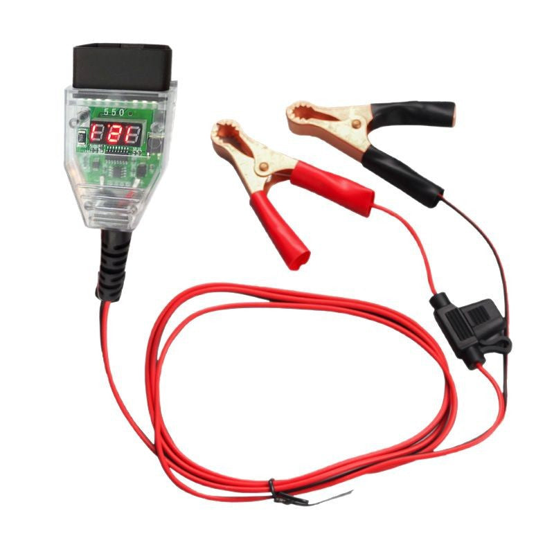🎃 Halloween-erbjudande 50% RABATT! 🔋 12V OBD-II minnesbevarare – digital voltmätare & backupkabel