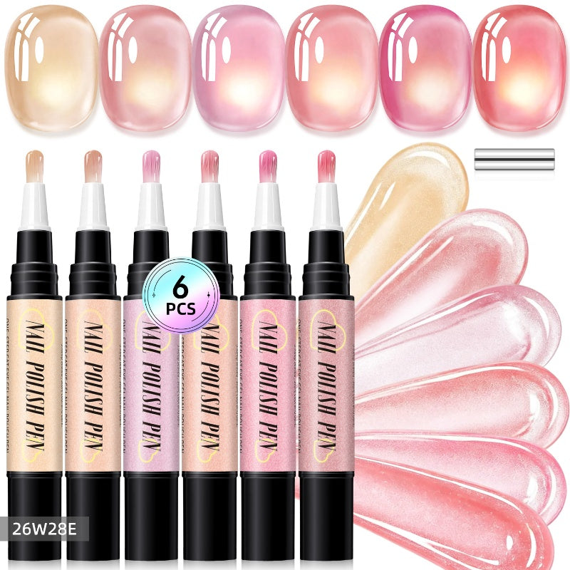 🎅SISTA DAGEN – POPULÄR REA – 50 % RABATT🌟😍Set med glittriga cat eye-nagellackspennor