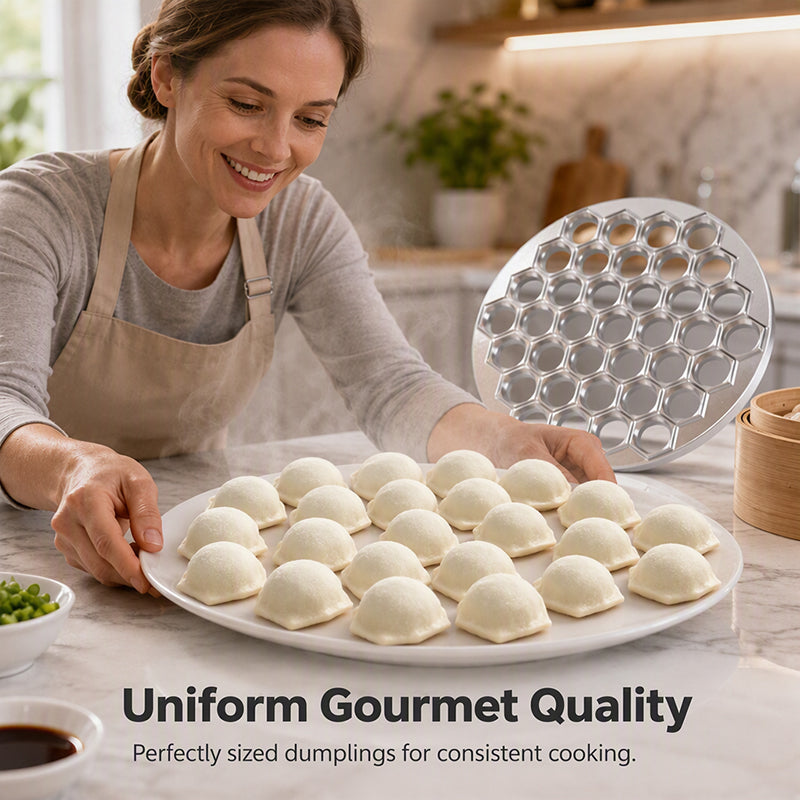 🥟 37-håls dumplingform – snabb tillverkning av flera dumplings