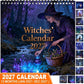 🔮 Mystisk häxkalender 2027 | Gotisk väggkonst
