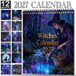 🔮 Mystisk häxkalender 2027 | Gotisk väggkonst