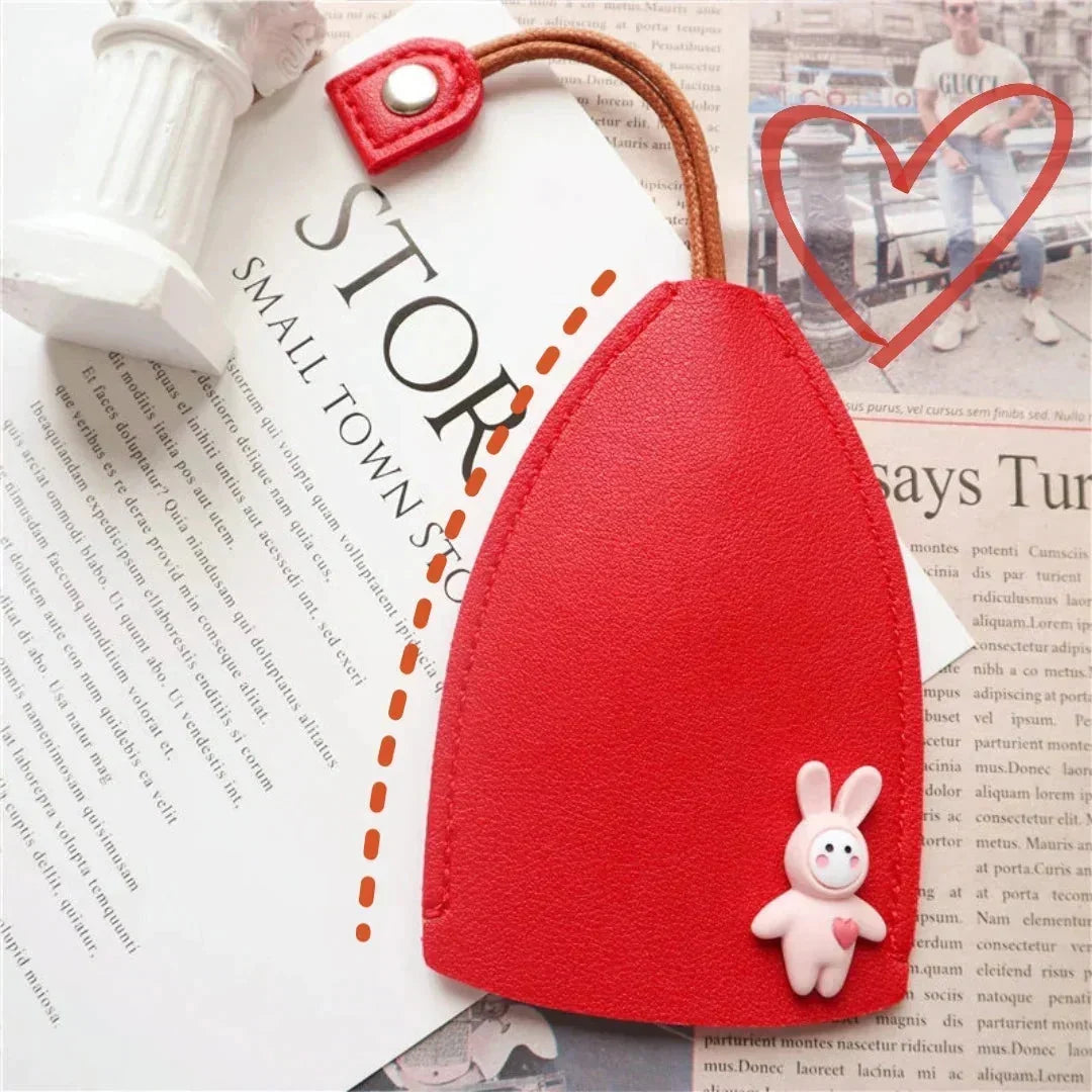 🎀50% RABATT🐰Söt kaninformad nyckelväska, fin förvaring, utmärkt present🎁