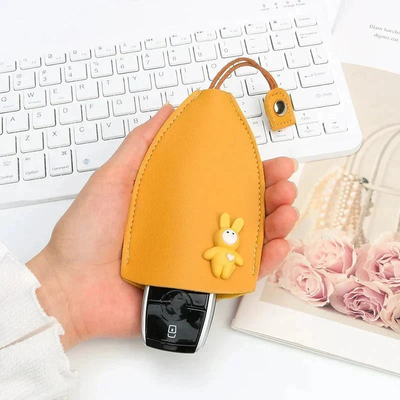 🎀50% RABATT🐰Söt kaninformad nyckelväska, fin förvaring, utmärkt present🎁