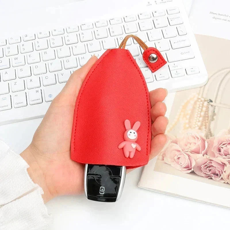 🎀50% RABATT🐰Söt kaninformad nyckelväska, fin förvaring, utmärkt present🎁