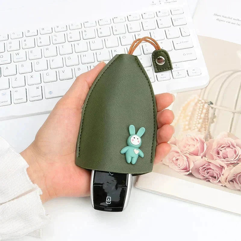 🎀50% RABATT🐰Söt kaninformad nyckelväska, fin förvaring, utmärkt present🎁