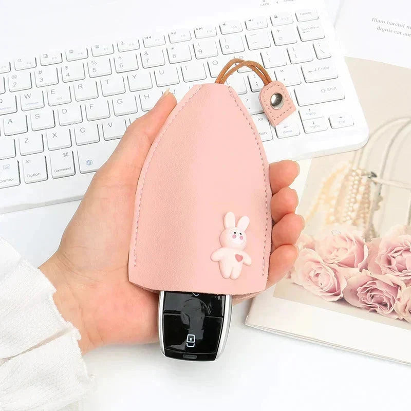 🎀50% RABATT🐰Söt kaninformad nyckelväska, fin förvaring, utmärkt present🎁