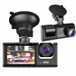 3-kanals 1080p HD-dashcam för bil