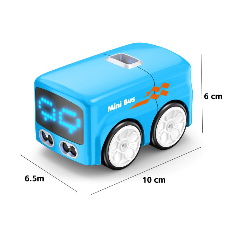 Intelligent fjärrstyrd minibuss med LED-uttryck