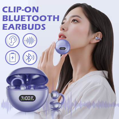 🥳REA 2026🥳💞ÖVER 50 000 SÅLDA! 🎧👂 50 % RABATT! Öppna Bluetooth-hörlurar med öronklämma – bekväma hela dagen, omslutande ljud, minskat ljudläckage, 8–10 timmars batteritid och touchkontroll. Utan ont i öronen! 🔋💪