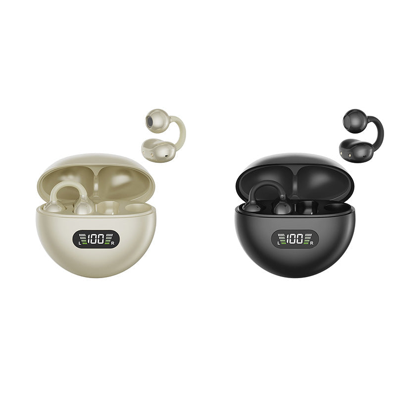 🥳REA 2026🥳💞ÖVER 50 000 SÅLDA! 🎧👂 50 % RABATT! Öppna Bluetooth-hörlurar med öronklämma – bekväma hela dagen, omslutande ljud, minskat ljudläckage, 8–10 timmars batteritid och touchkontroll. Utan ont i öronen! 🔋💪