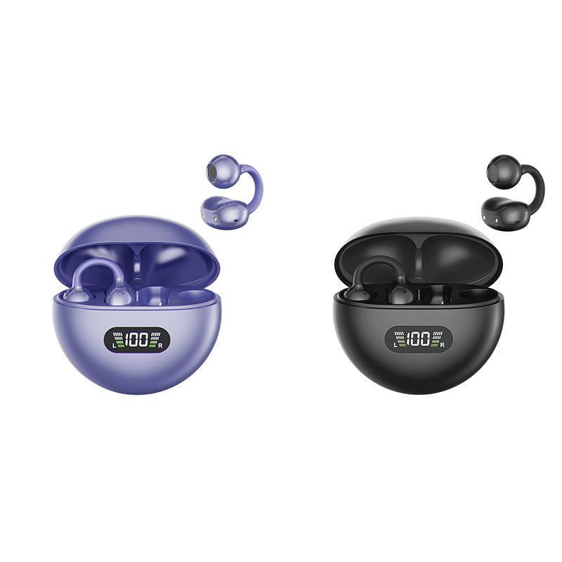 🥳REA 2026🥳💞ÖVER 50 000 SÅLDA! 🎧👂 50 % RABATT! Öppna Bluetooth-hörlurar med öronklämma – bekväma hela dagen, omslutande ljud, minskat ljudläckage, 8–10 timmars batteritid och touchkontroll. Utan ont i öronen! 🔋💪