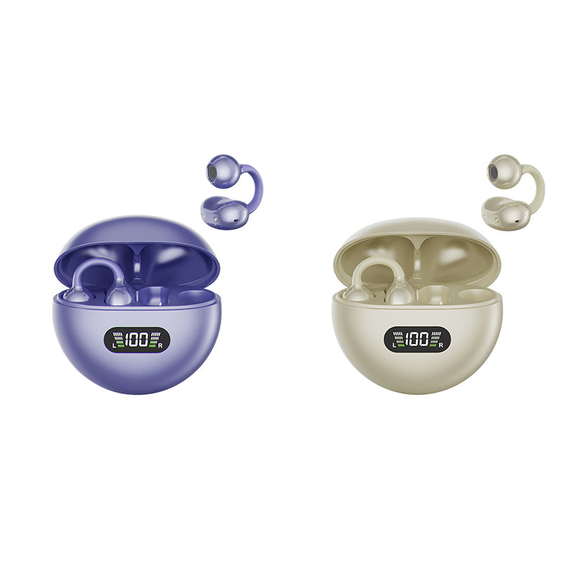 🥳REA 2026🥳💞ÖVER 50 000 SÅLDA! 🎧👂 50 % RABATT! Öppna Bluetooth-hörlurar med öronklämma – bekväma hela dagen, omslutande ljud, minskat ljudläckage, 8–10 timmars batteritid och touchkontroll. Utan ont i öronen! 🔋💪
