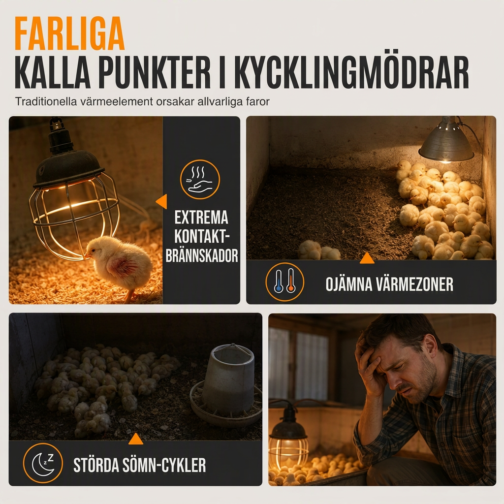 🐥 50% RABATT ✨ Intelligent temperaturstyrd värmare – stabil värme för kycklinguppfödning