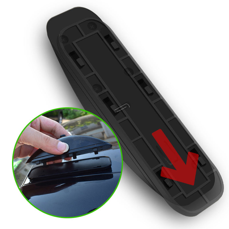 🚗 Vattentät laservarningslampa för bil – hög synlighet, laddas med USB-C