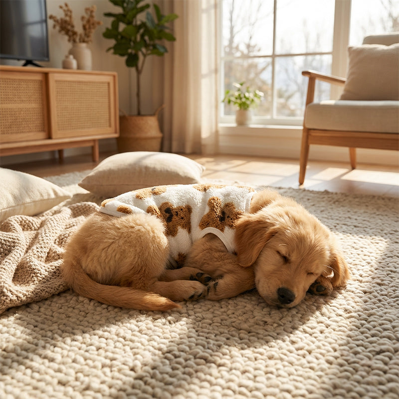 🐶 Varm vinterjacka för hundar – fodrad och hårfri, mysig och skyddande för kalla höst- och vinterdagar