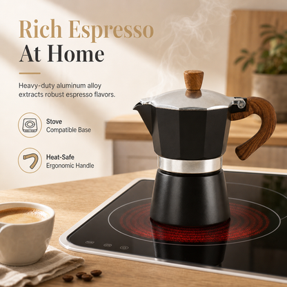 ☕ Ta hem italienskt kaffe! ✨ Klassisk italiensk mokabryggare