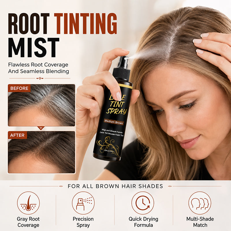 💇‍♀️✨ NU: 50 % RABATT UNDER BEGRÄNSAD TID – Hårfärgsspray för grå utväxt – Täcker vita hårstrån direkt – Snabb & enkel – Torr & fläckfri – Flera färger – För hårbotten, bena & tinningar 🎨🛡️