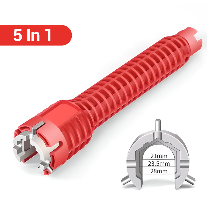 🔧 50% RABATT NU! Multifunktionell tvättställsnyckel för VVS & kranreparation – mångsidig, stark & perfekt för trånga utrymmen ✨