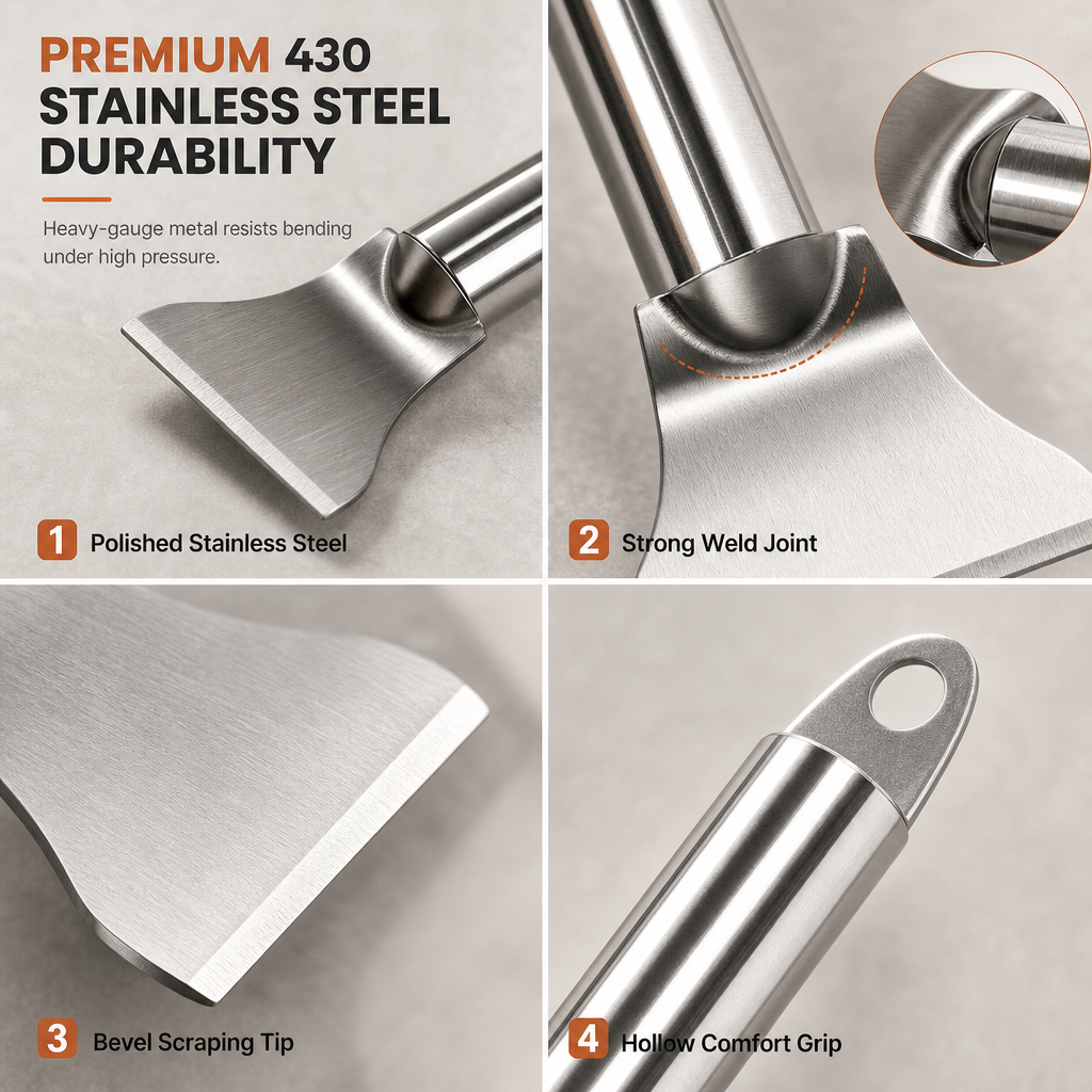 Multifunctional Stainless Steel Cleaning Scraper