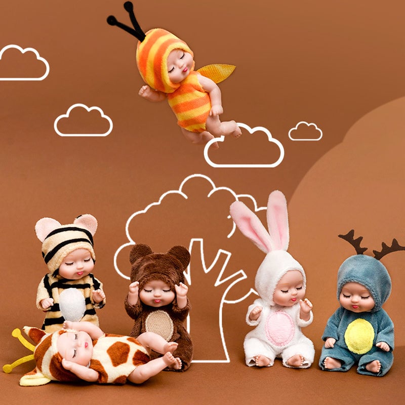 💕POPULÄR REA 50 % RABATT🧸Mini Reborn-babydockor – verklighetstrogna realistiska babydockor👼🎁