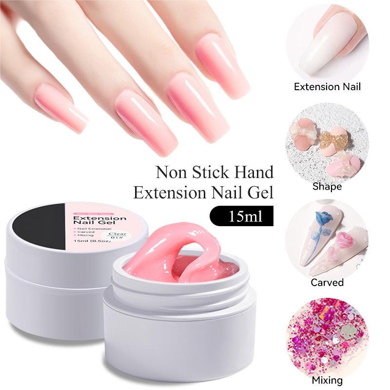 💅 Fast bygggel för naglar | 6 färger