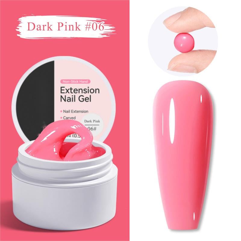 💅 Fast bygggel för naglar | 6 färger