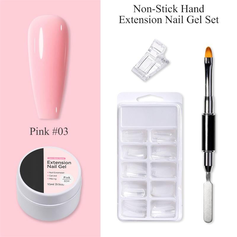 💅 Fast bygggel för naglar | 6 färger