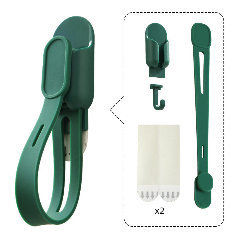 🎄 50 % RABATT NU! 🎅 Silikonband & spårlösa krokar för julkransar (5 st) – enkel upphängning utan borrning 🔔