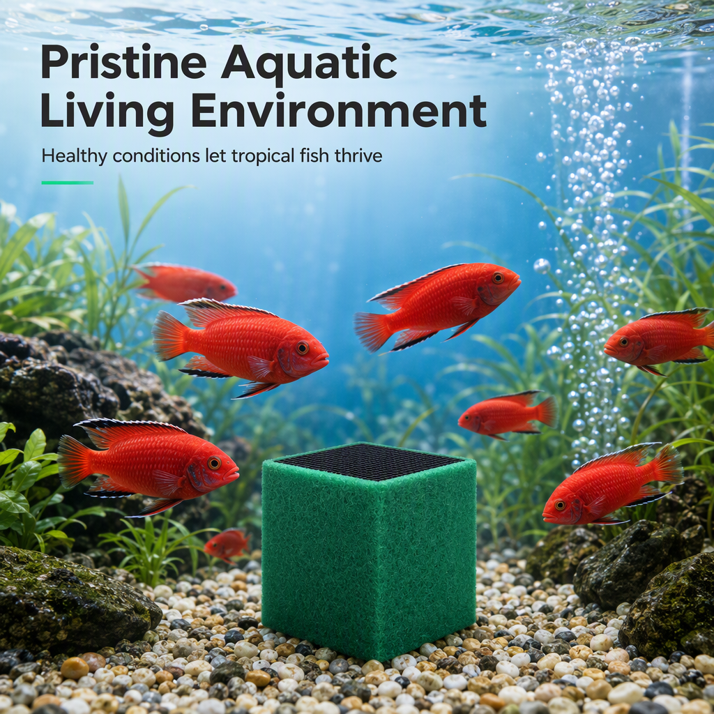 🥳2026 HET REA🥳💞50 000+ SÅLDA! 🐠💧 50% RABATT! Filterkub med aktivt kol – bikakefiltrering gör grumligt vatten klarare och tar bort lukt. Smulfri blockkonstruktion för ett kristallklart akvarium! 🛡️✅